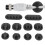 10 Stück Kabelclip-Kabel-Organizer, selbstklebend, 10