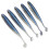 5 Stück Silikon-Köder 12cm Blau Weicher Köder für Angler 7