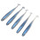 5 Stück Silikon-Köder 12cm Blau Weicher Köder für Angler 14