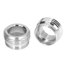 Edelstahl-Armaturenadapter-Set 15/16 Zoll & 27/32 Zoll auf 17/16 Zoll Schläuche