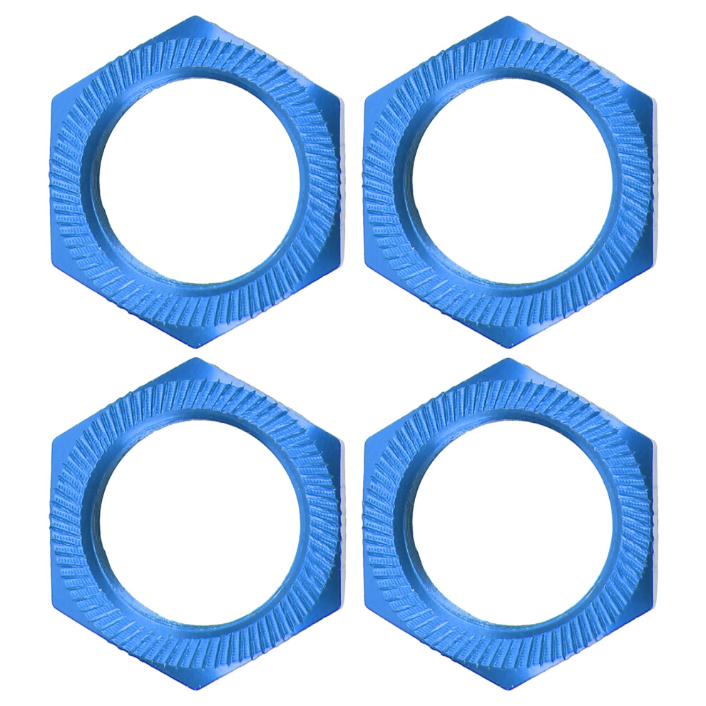 4Pcs 24Mm Aluminum Hex Hub Nut For 1/5 Rc Cars, Dark/Blue 9441357003862