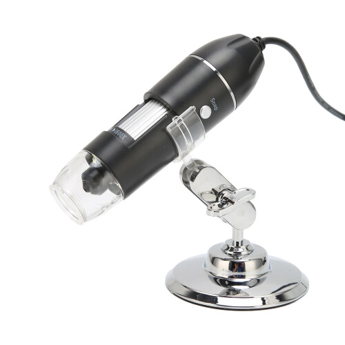 3 in 1 USB Digital Microscope 50X-1600X Handheld Camera for Android, Black