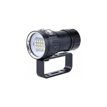 (As show, One size) IPX8 waterproof 18000LM underwater diving light, resistant up to 80 meters depth, ideal for underwater photography and video.