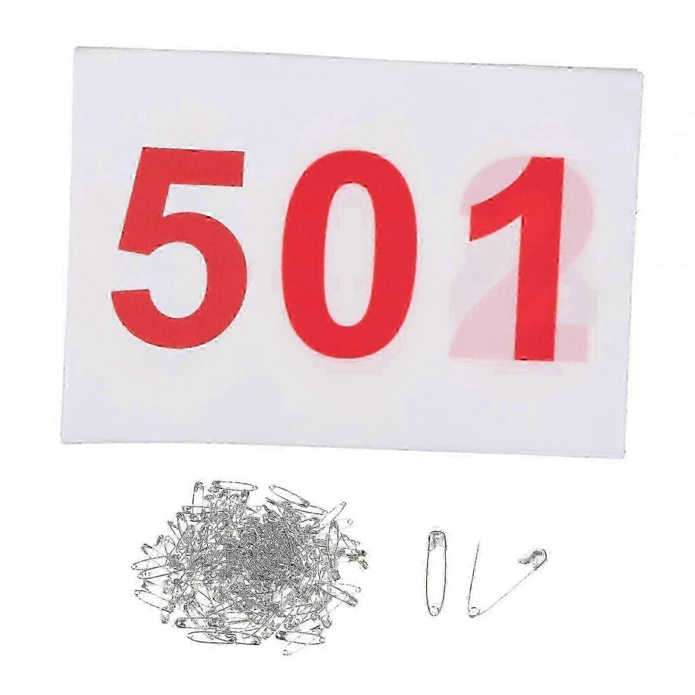 Kikidex (As Show, One Size) 100 Pieces Running Bibs Numbered Race Bibs 100 Numbers Athlete Race Numbers 001 To 100