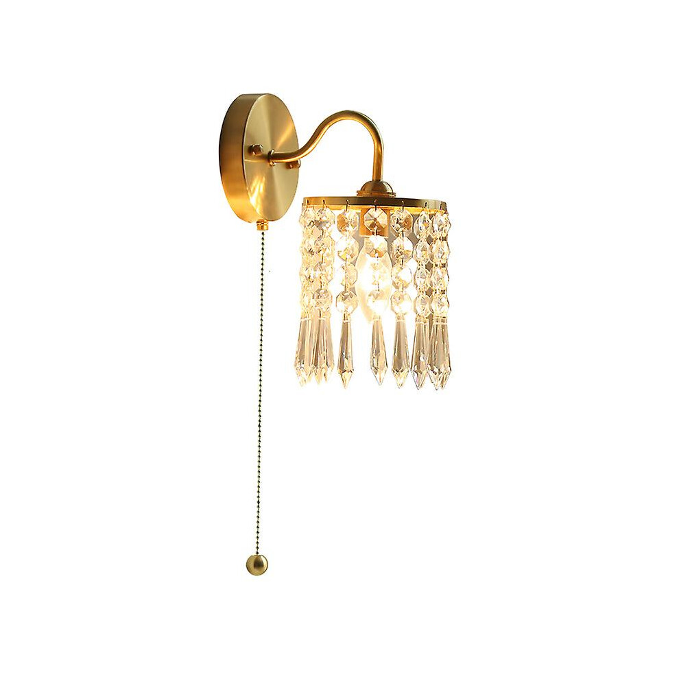 Kikidex (As Show, One Size) Simple Style Glass Wall Lamp, Suitable For Corridor, Loft, Passage And Cafe Lighting Fixtures Gold