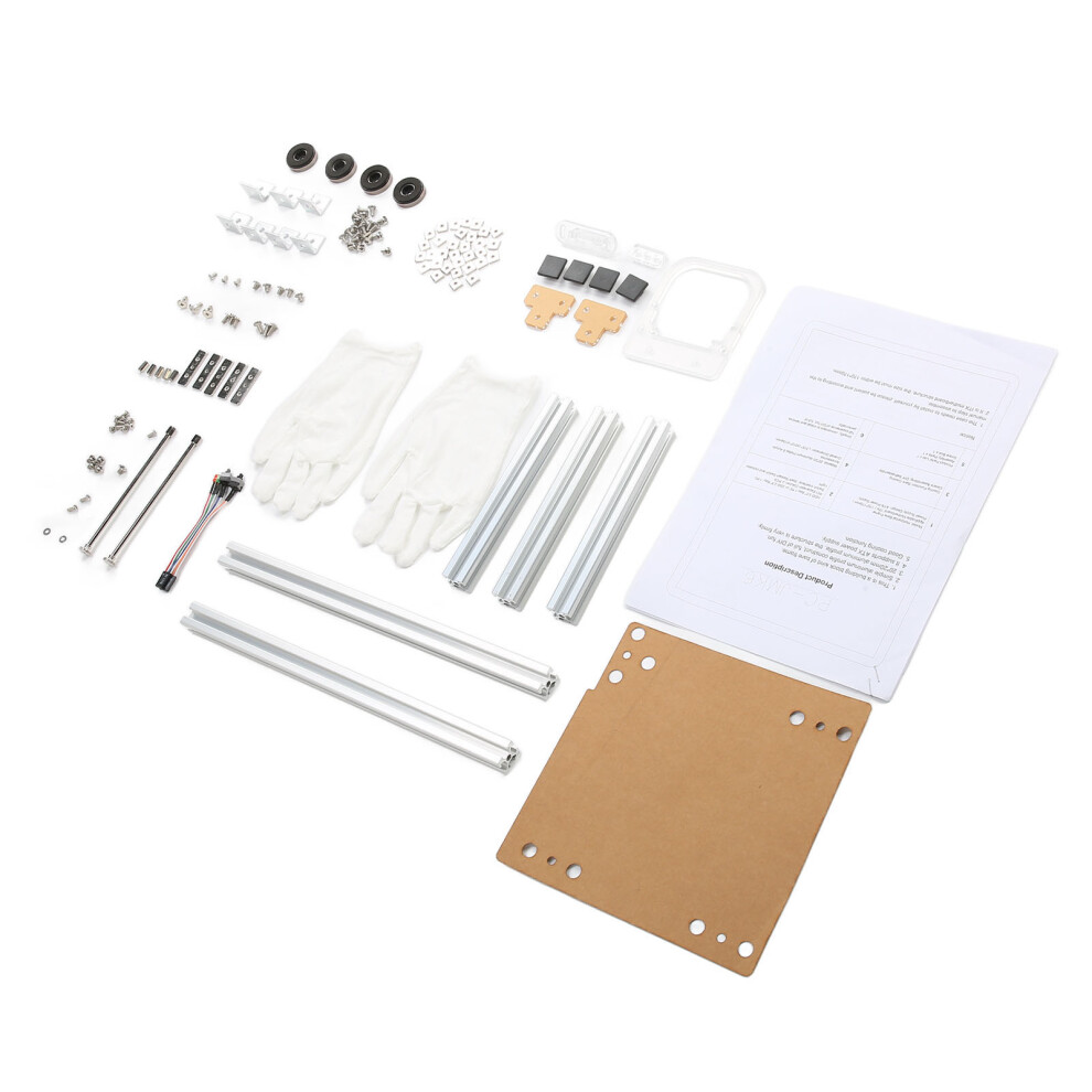 Aluminum Itx Open Case Bracket For Micro Atx M/B, Silver 8771357006404