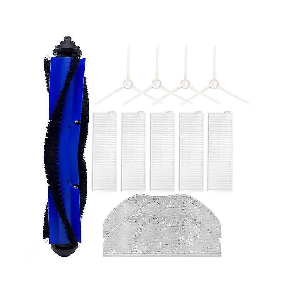 Kikidex (As Show, One Size) Side Brush Hepa Filter For Rowent X-Plorer Serie 95 Rg7975wh Rg7987 Robotic Vacuum Cleaner Accessor