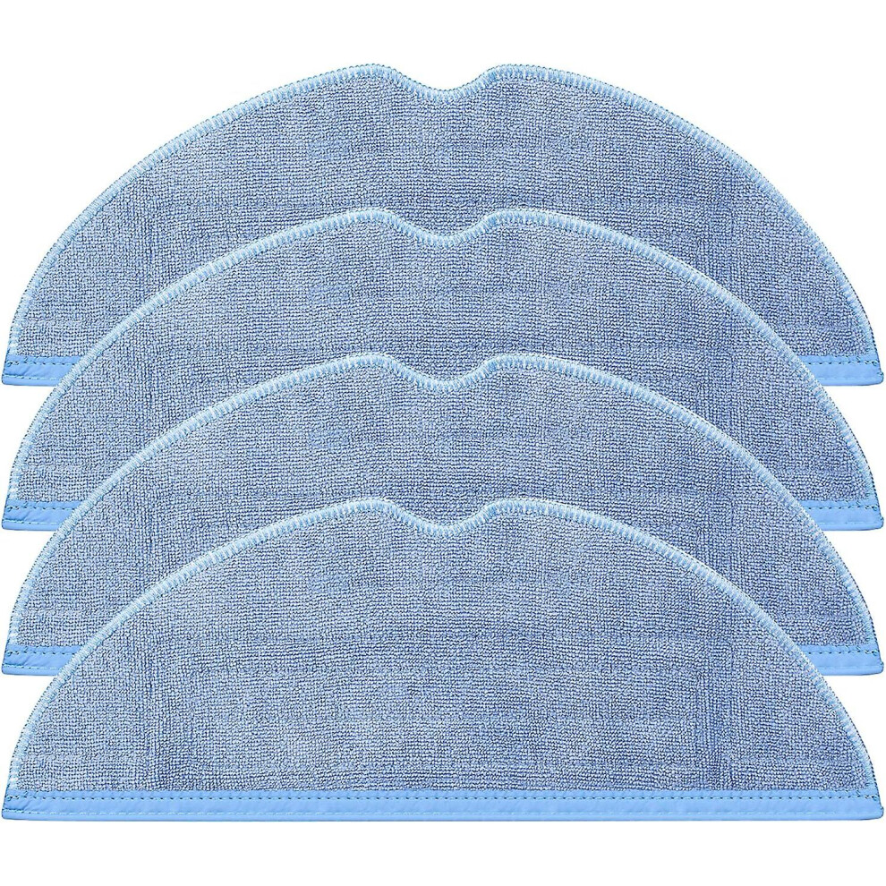 Kikidex (As Show, One Size) Cleaning Cloths For Roborock T7s/T7s Plus/G10/G10s/G10s Pro, S7 S70, S75, S7 Maxv Ultra Robot Vacuum (Pack Of 4)