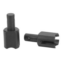 2 piezas RC copa de diferencial de acero negro 38x17x14mm Outcast8S