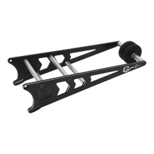 Verstellbarer Aluminium-RC-Wheelie-Balken für 1/10 Slash & mehr, Schwarz