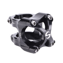 35mm Leichter CNC-Aluminium-Lenkerabzweig für 31,8mm Lenker, Schwarz