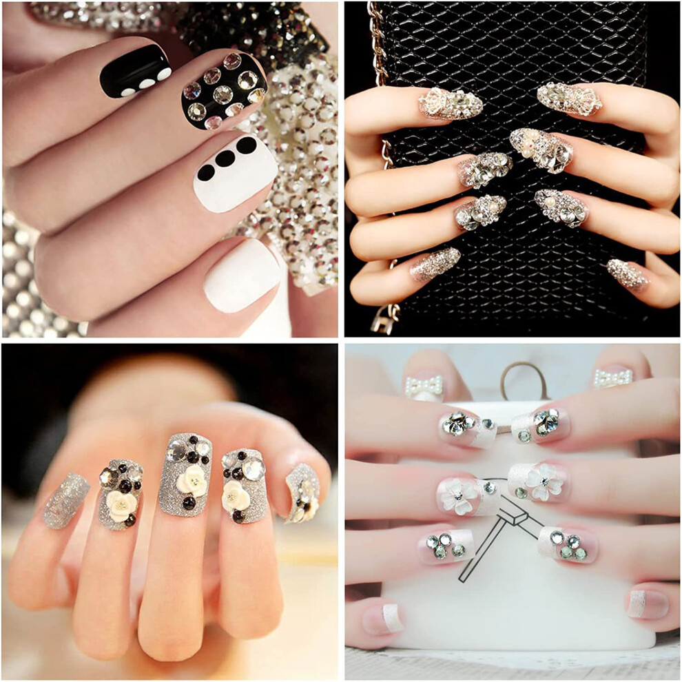 Self-Adhesive Rhinestone Face Body Nail Decorations for DIY Festive Makeup