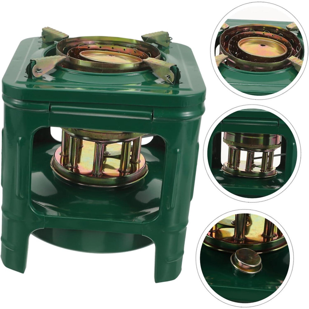 Kikidex (As Show, One Size) Metal Heater, Indoor Burner, Tool, Outdoor Kerosene Pots, Kerosene Stove