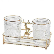Bathroom Tumblers Glass Tooth Mug Washing Cup Personality Bathroom Set Lover Cuper Gift Small