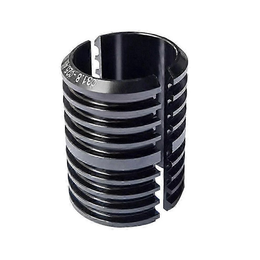 Kikidex (As Show, One Size) Bike Handlebar Conversion Shim 25.4Mm To 31.8Mm 31.8Mm To 25.4Mm Aperture Adjust Adapter Bicycle Accessories Black