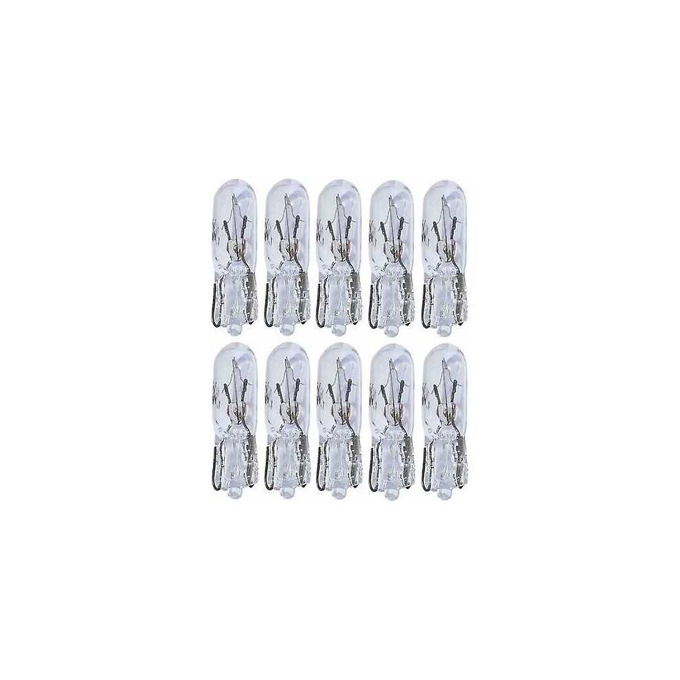 Kikidex (As Show, One Size) Set Of 10 T5 12V 1.2W Dashboard Bulbs