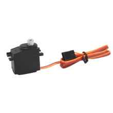 Metall-Mikro-Servo 30x29x13mm Wasserdicht Leiser 25T Pufferarm Schwarz