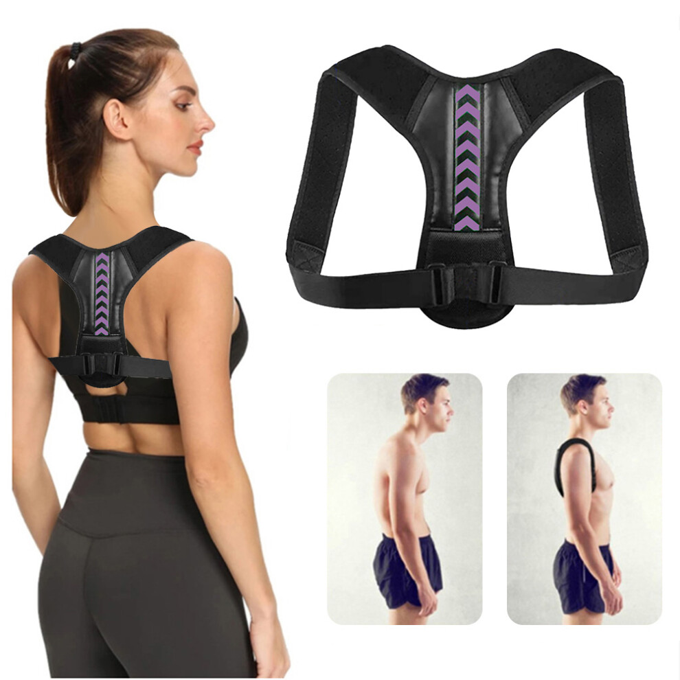 Adjustable Posture Corrector Back Brace Support, Breathable & Light