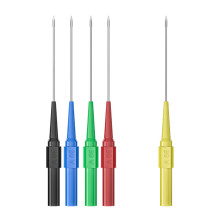 Electronics Repair Probe Set Color Coded Tip 4mm Plugs-color