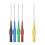 Electronics Repair Probe Set Color Coded Tip 4mm Plugs-color 1