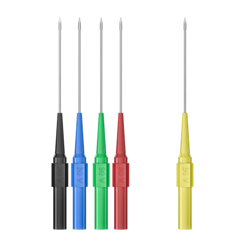 Electronics Repair Probe Set Color Coded Tip 4mm Plugs-color