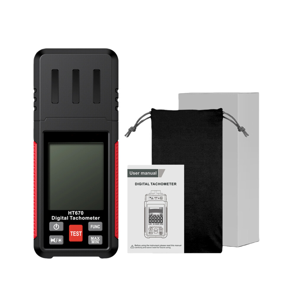 Accurate Contactless Tachometer With Lcd Screen 10-99999 Rpm 7754000219025