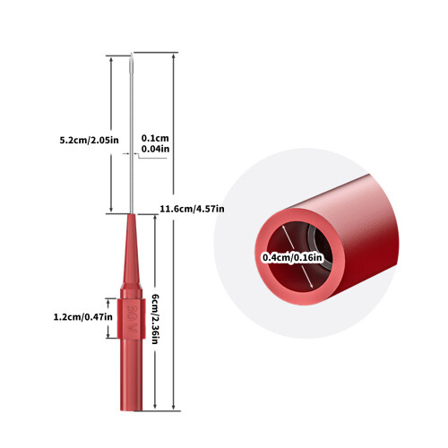 High Current Test Probe PA Protective Shell Extended-Blue 2