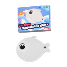 8x Zoom Folding Shark Design Magnifier Small Pocket Size