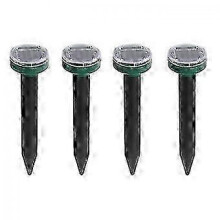 4pcs Mole Repeller Solar Driving Away Vole Snake for Home Outdoor Lawn Yard Garden Eco-friendly Tools