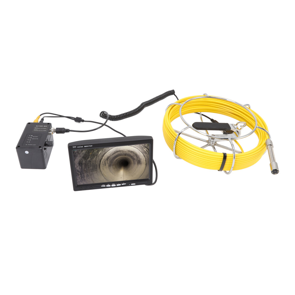 7 Inches HD Sewer Inspection Camera 30m/1181.1in for Ducts & Pipes-image-OPC-PMKKJJJ-NEW