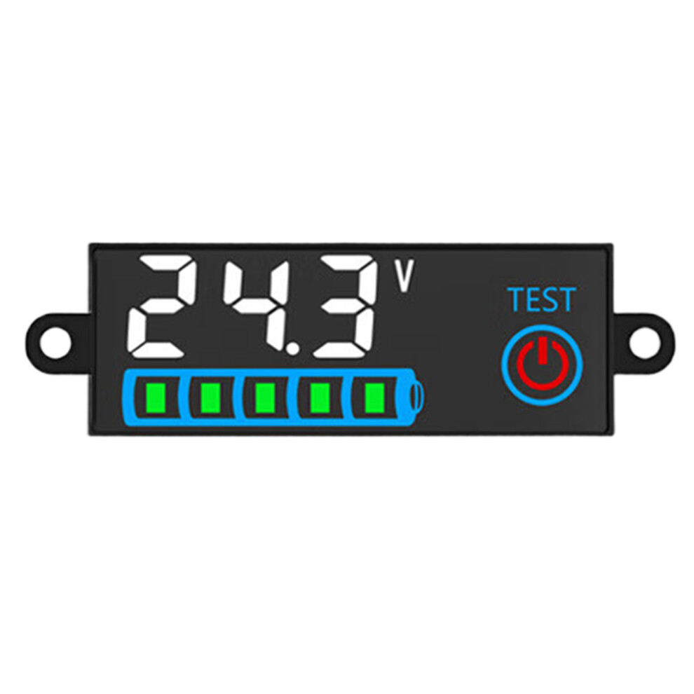 18650 Battery Capacity Testing Board 7-55V- With Ears White 7754000222346
