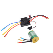 3650 4300KV Brushless Motor & 60A ESC Kit for 1/10 RC Car, Waterproof