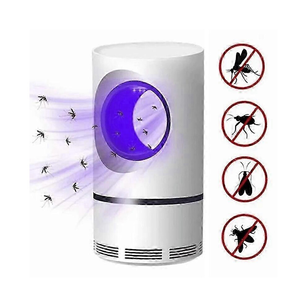 Kikidex (As Show, One Size) Uv Attraction Mosquito Killer Usb Electric Bug Zapper Fan For Home, Outdoor Light