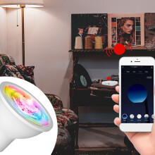 RGBWW Smart GU10 Dimming Bulb 4.7W 345lm AC 90-250V