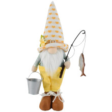 Décors en peluche Gnomess, ornement scandinave Tomte Gnomes-Or