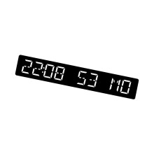 Bluetooth-compatible Digital Wall LED Alarm Clock With-white