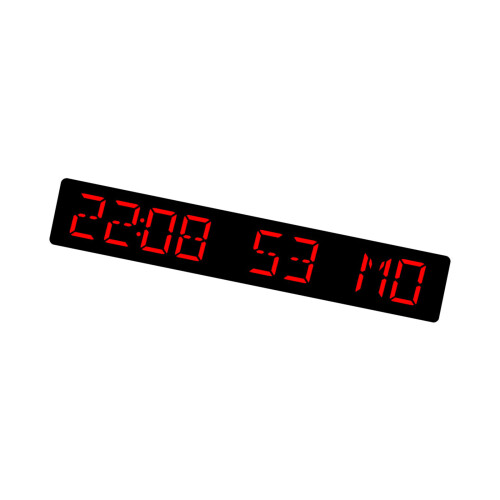 Modern LED Desk Clock Automatic Time Sync Countdown-red light