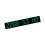 Auto Sync Time LED Alarm Clock With Day Event-green light 1
