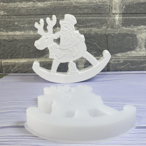 Reindeer Silicone Mold,Xmases Reindeer Epoxy Casting Mold 1