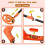 Adjustable Metal Detectors For Kids 2Inch LCD Screen-Orange 4