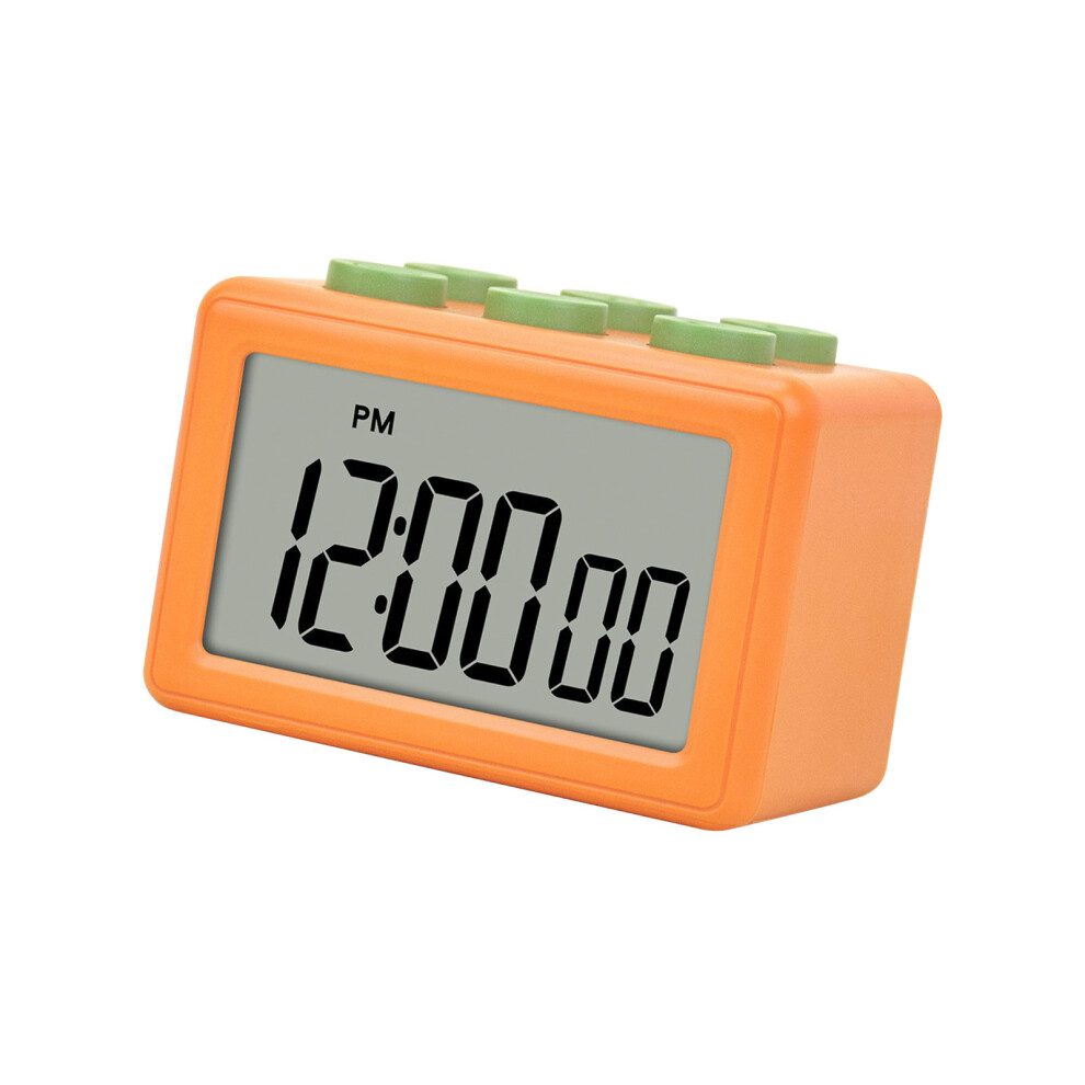 Flexible Accuracy Clock With Alarm Clock And Clock- Orange 7754000222285