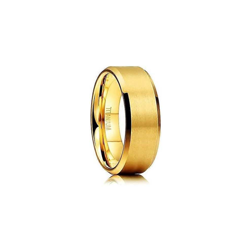 Kikidex (As Show, One Size) Titanium Rings 4Mm 6Mm 8Mm 10Mm Wedding Band In Comfort Fit Matte For Men Women Size 3-15