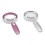 ABS Handheld Magnifier With Builtin LED Light For-silver gray 2
