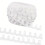 Sewing Collar Closure 20Yard Long Elastic Button Straps-White 1
