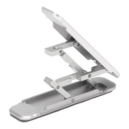 W-förmiger klappbarer Handyhalter, 4-8in, Silber 1