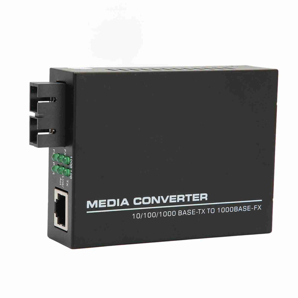 Gigabit Media Converter Dual Sc 10/100/1000Base With Uk Plug Smf 1310Nm 4681357025944