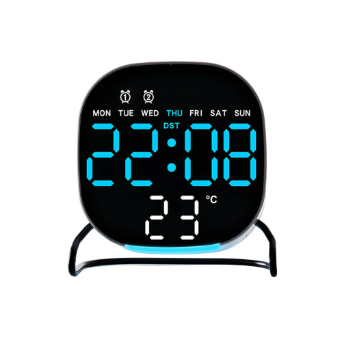 Multifunctional LED Desk Clock With Alarm And Gentle-07