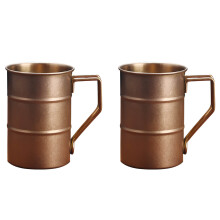 Permanent Untarnished Camping Mugs 500ml Insulated-Rose Gold