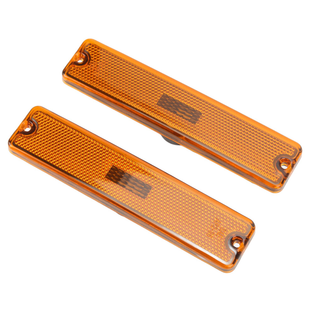 Car Side Marker Cover Replacement 56001424 For Jeep Yj 1987-1995 Light/Yellow 9371357028094