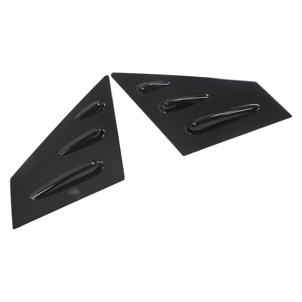2Pcs Rearview Mirror Side Spoiler Cover For Subaru Wrx Sti 2015-2021 Black 7681357028058